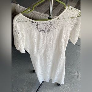 White lace dress size M